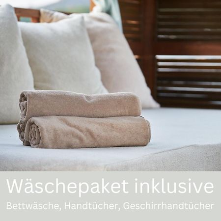Apartment Perlmutt Mit Balkon フースム エクステリア 写真