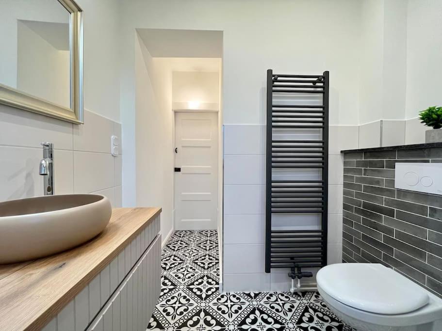 Apartment Perlmutt Mit Balkon フースム エクステリア 写真
